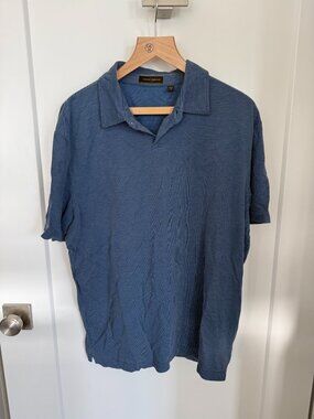 Joseph Abboud Men's Large Short Sleeve Collar Shirt